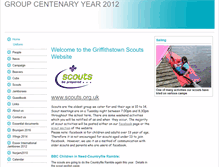 Tablet Screenshot of griffithstownscouts.btck.co.uk