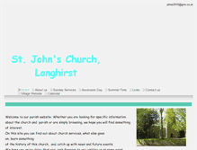 Tablet Screenshot of longhirstchurch.btck.co.uk