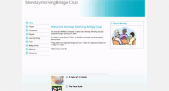 Desktop Screenshot of mondaymorningbridgeclub.btck.co.uk