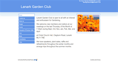 Desktop Screenshot of lanarkgardenclub.btck.co.uk