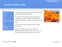 Tablet Screenshot of lanarkgardenclub.btck.co.uk