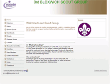 Tablet Screenshot of 3rdbloxwichscoutgroup.btck.co.uk