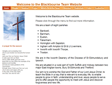 Tablet Screenshot of blackbourneteam.btck.co.uk