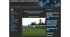 Desktop Screenshot of llandudnojunctioncommunityclub.btck.co.uk