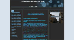 Desktop Screenshot of otleywalkingfestival.btck.co.uk