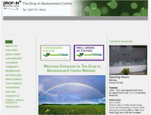 Tablet Screenshot of dropinbereavementcentre.btck.co.uk