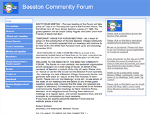 Tablet Screenshot of beestonforum.btck.co.uk