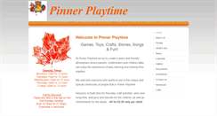 Desktop Screenshot of pinnerplaytime.btck.co.uk