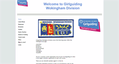 Desktop Screenshot of girlguidingwokingham.btck.co.uk