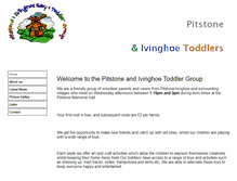 Tablet Screenshot of pitstoneandivinghoetoddlers.btck.co.uk