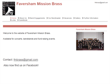 Tablet Screenshot of favershammissionbrass.btck.co.uk