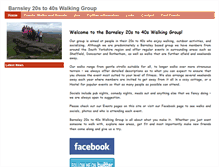 Tablet Screenshot of barnsleywalkinggroup.btck.co.uk