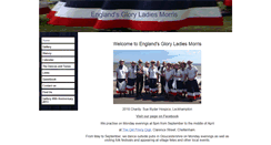 Desktop Screenshot of englandsgloryladiesmorris.btck.co.uk