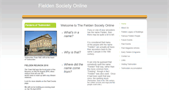 Desktop Screenshot of fielden-society.btck.co.uk