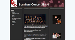 Desktop Screenshot of burnhamconcertband.btck.co.uk