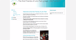 Desktop Screenshot of friendsoflinnpark.btck.co.uk