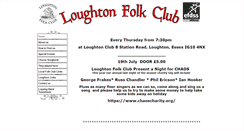 Desktop Screenshot of loughtonfolkclub.btck.co.uk