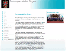 Tablet Screenshot of barnstaplejubileesingers.btck.co.uk