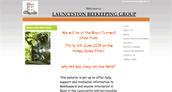 Desktop Screenshot of launcestonbeekeepers.btck.co.uk
