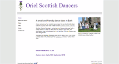 Desktop Screenshot of orielscottishdancers.btck.co.uk