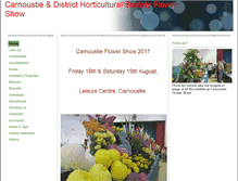 Tablet Screenshot of carnoustieflowershow.btck.co.uk