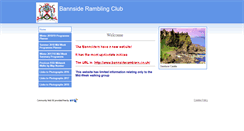 Desktop Screenshot of bannsideramblers.btck.co.uk