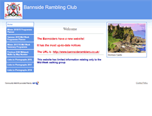 Tablet Screenshot of bannsideramblers.btck.co.uk