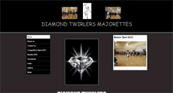 Desktop Screenshot of diamondtwirlers.btck.co.uk
