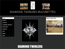Tablet Screenshot of diamondtwirlers.btck.co.uk