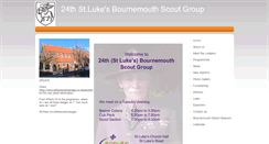 Desktop Screenshot of 24thbournemouthscouts.btck.co.uk