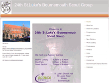 Tablet Screenshot of 24thbournemouthscouts.btck.co.uk