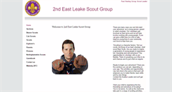 Desktop Screenshot of eastleakescouts.btck.co.uk