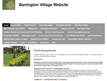 Tablet Screenshot of barringtonvillage.btck.co.uk