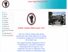 Tablet Screenshot of exeterclassicmotorcycleclub.btck.co.uk