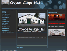 Tablet Screenshot of croydevillagehall.btck.co.uk