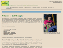 Tablet Screenshot of italtherapies.btck.co.uk