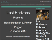 Tablet Screenshot of losthorizonsfolkclub.btck.co.uk