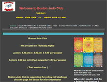 Tablet Screenshot of bostonjudoclub.btck.co.uk