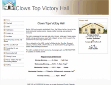 Tablet Screenshot of clowstopvictoryhall.btck.co.uk