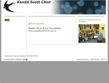 Tablet Screenshot of kendalsouthchoir.btck.co.uk