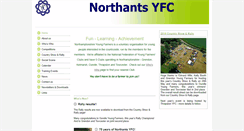 Desktop Screenshot of northantsyfc.btck.co.uk