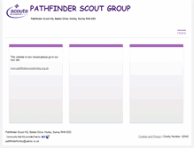 Tablet Screenshot of pathfinderscoutgroup.btck.co.uk