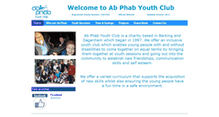 Desktop Screenshot of abphabyouthclub.btck.co.uk