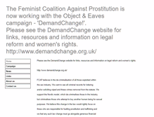 Tablet Screenshot of feministcoalitionagainstprostitution.btck.co.uk