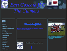 Tablet Screenshot of eastgoscotegunners.btck.co.uk