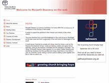 Tablet Screenshot of morpethdeanery.btck.co.uk