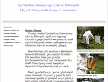 Tablet Screenshot of lleynandeifionyddbeekeepers.btck.co.uk