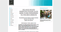 Desktop Screenshot of glos-weavespindye.btck.co.uk