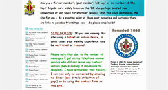 Desktop Screenshot of boysbrigadeformermembers.btck.co.uk