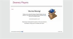 Desktop Screenshot of deaneryplayers.btck.co.uk